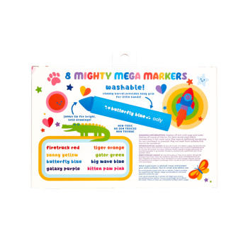 Ooly - Mighty Mega Jumbo 8’Li Keçeli Kalem Ooly - Mighty Mega Jumbo 8’Li Keçeli Kalem