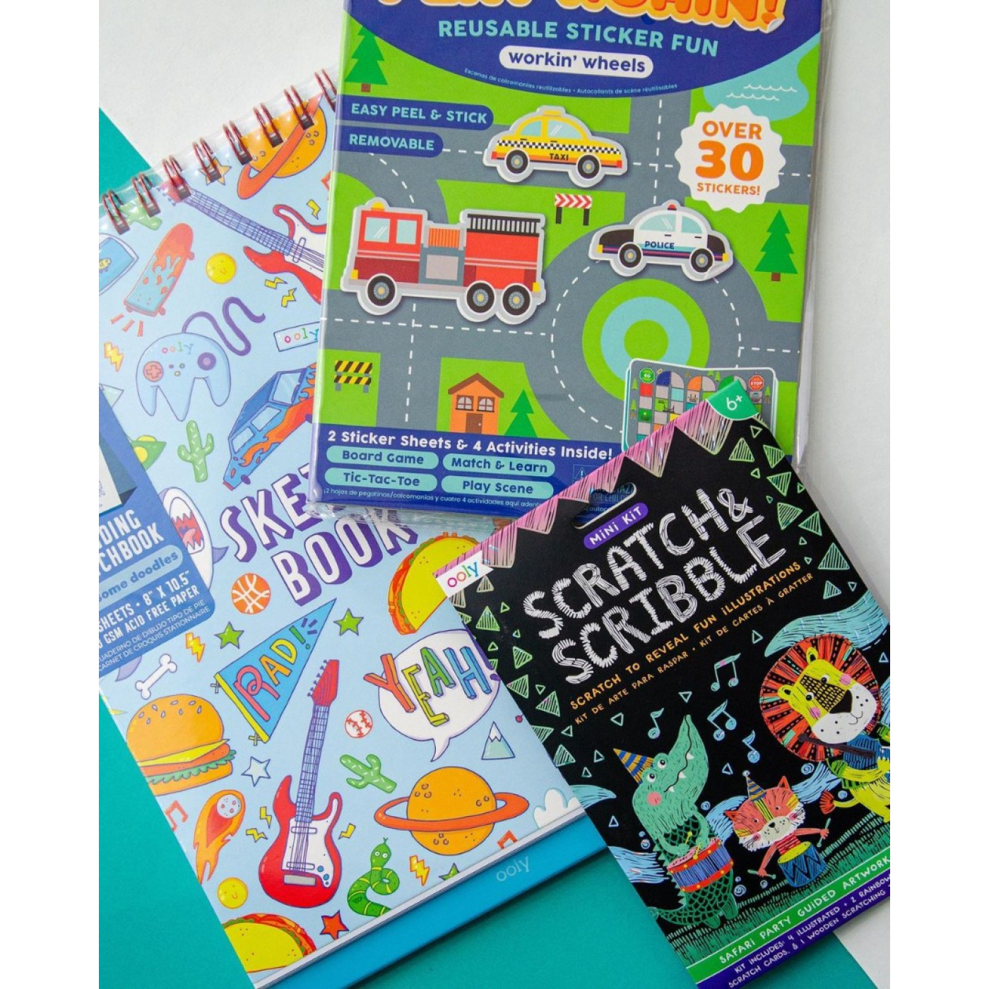 Ooly Sketch & Show Dik Duran Telli Resim Defteri - Awesome Doodles - ST01098 - 810078033271