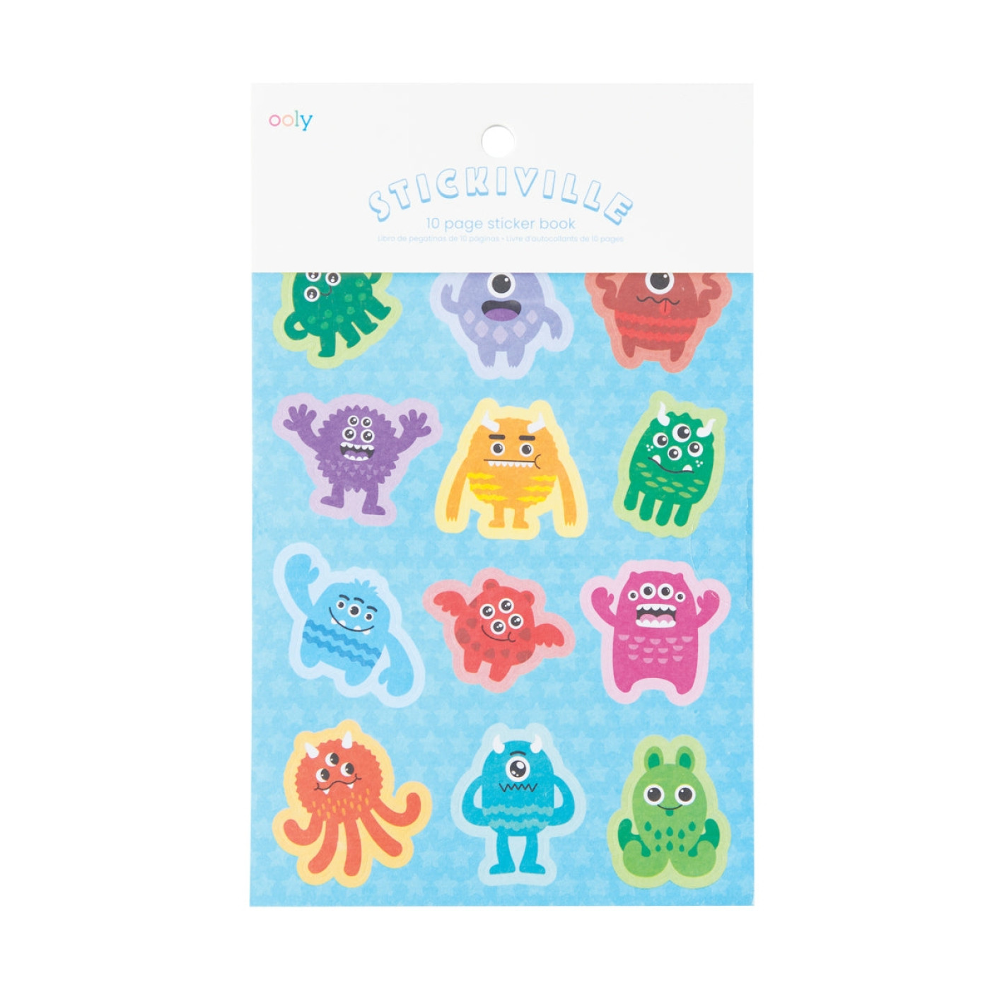 Ooly Stickiville Çıkartma Kitabı - Monsters