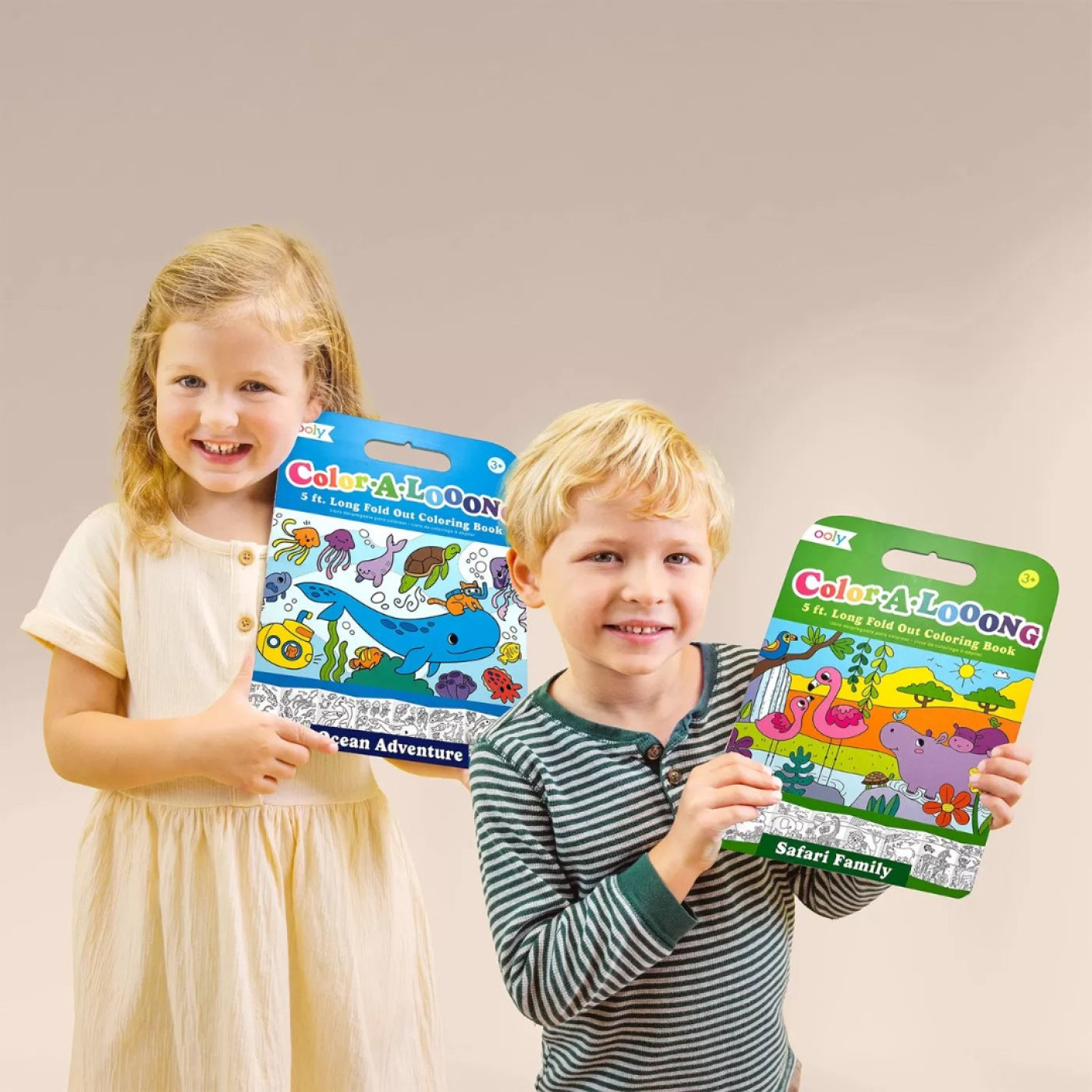Ooly Color-A-Looong: Fold Out Boyama Kitabı - Safari Family - 810104681858 Ooly Color-A-Looong: Fold Out Boyama Kitabı - Safari Family - 118-310 - 810104681858
