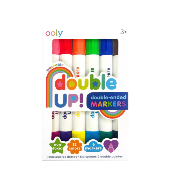 Ooly - Double Up! Çift Uçlu 6’Lı Keçeli Kalem Ooly - Double Up! Çift Uçlu 6’Lı Keçeli Kalem