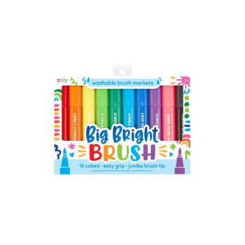 Ooly - Big Bright Fırça Uçlu 10’Lu Keçeli Kalem Ooly - Big Bright Fırça Uçlu 10’Lu Keçeli Kalem