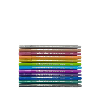 Ooly - Color Sheen Keçeli Kalem 12’Li Metalik Renkler Ooly - Color Sheen Keçeli Kalem 12’Li Metalik Renkler