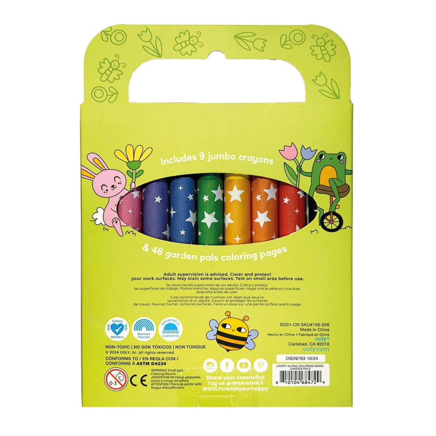 Ooly Carry Along Boyama Seti - Garden Pals - 810104684729 Ooly Carry Along Boyama Seti - Garden Pals - 138-028 - 810104684729