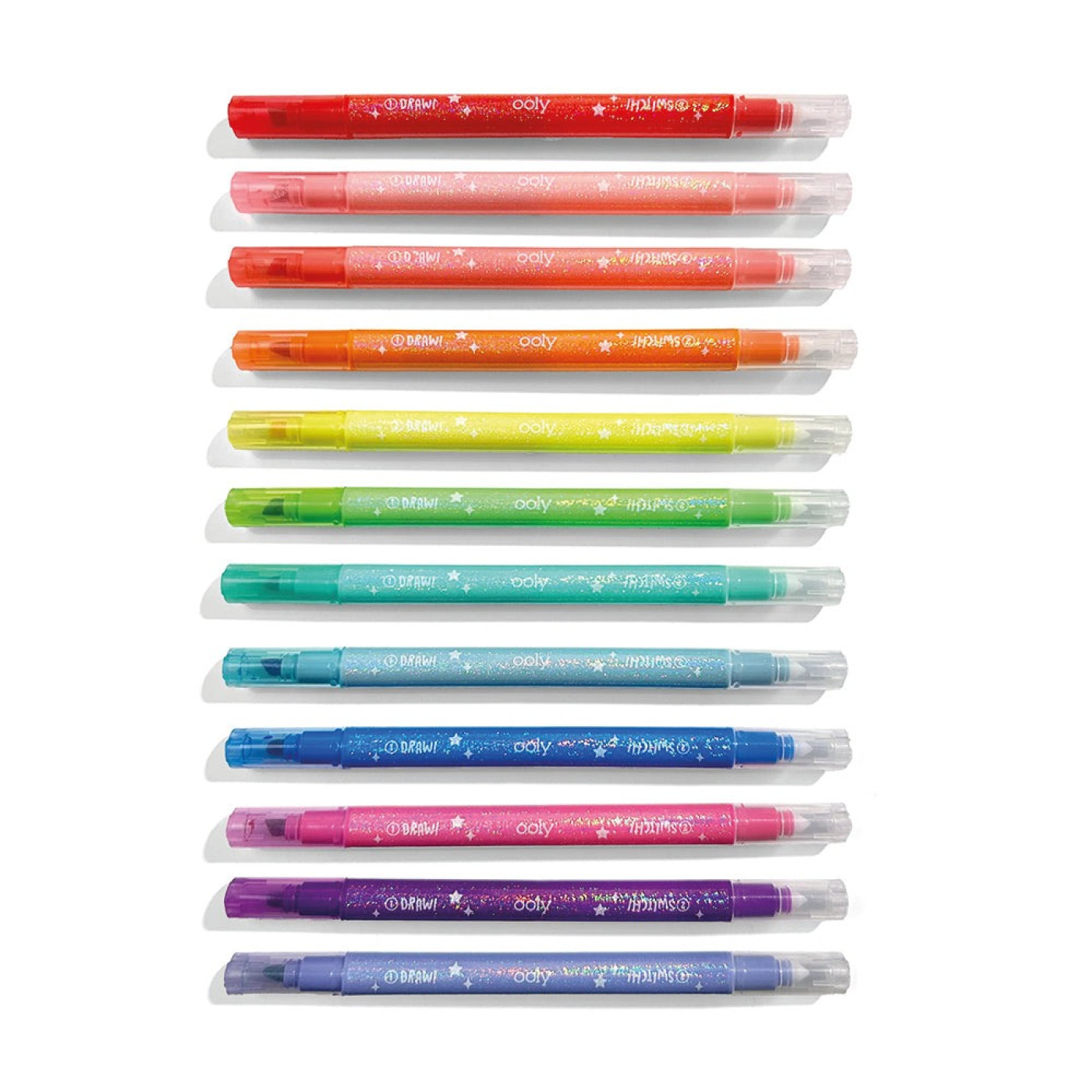 Ooly Switch-eroo Glitter Sparkle Renk Değiştiren 12’li Keçeli Kalem - 810104684309 Ooly Switch-eroo Glitter Sparkle Renk Değiştiren 12’li Keçeli Kalem - ST00994 - 810104684309