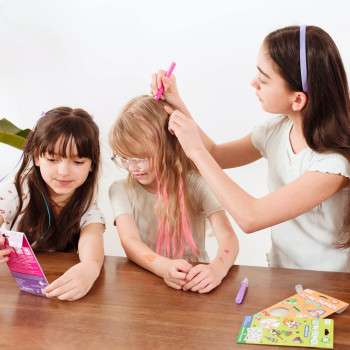 Ooly Hair Doodlers 6'lı Saç Boyama Kalemi