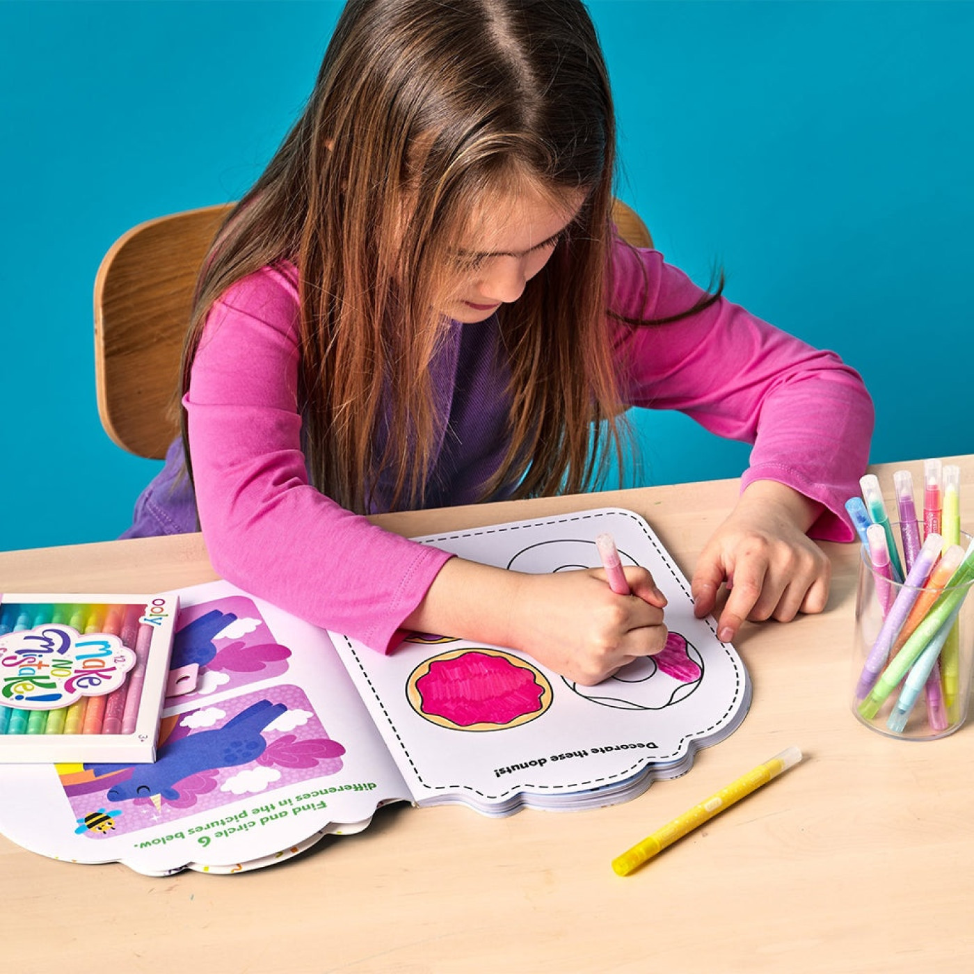 Ooly Make No Mistake Glitter Silinebilir 12’li Keçeli Kalem