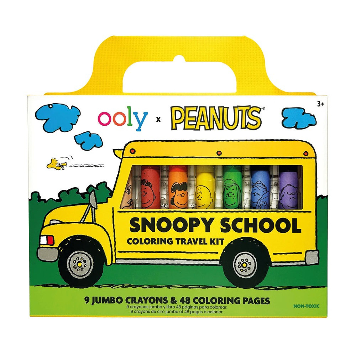Ooly x Peanuts Snoopy School Seyahat Boyama Seti - 138-029 - 810104684989