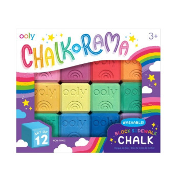 Ooly Chalk-O-Rama 12’li Dış Mekan Tebeşiri