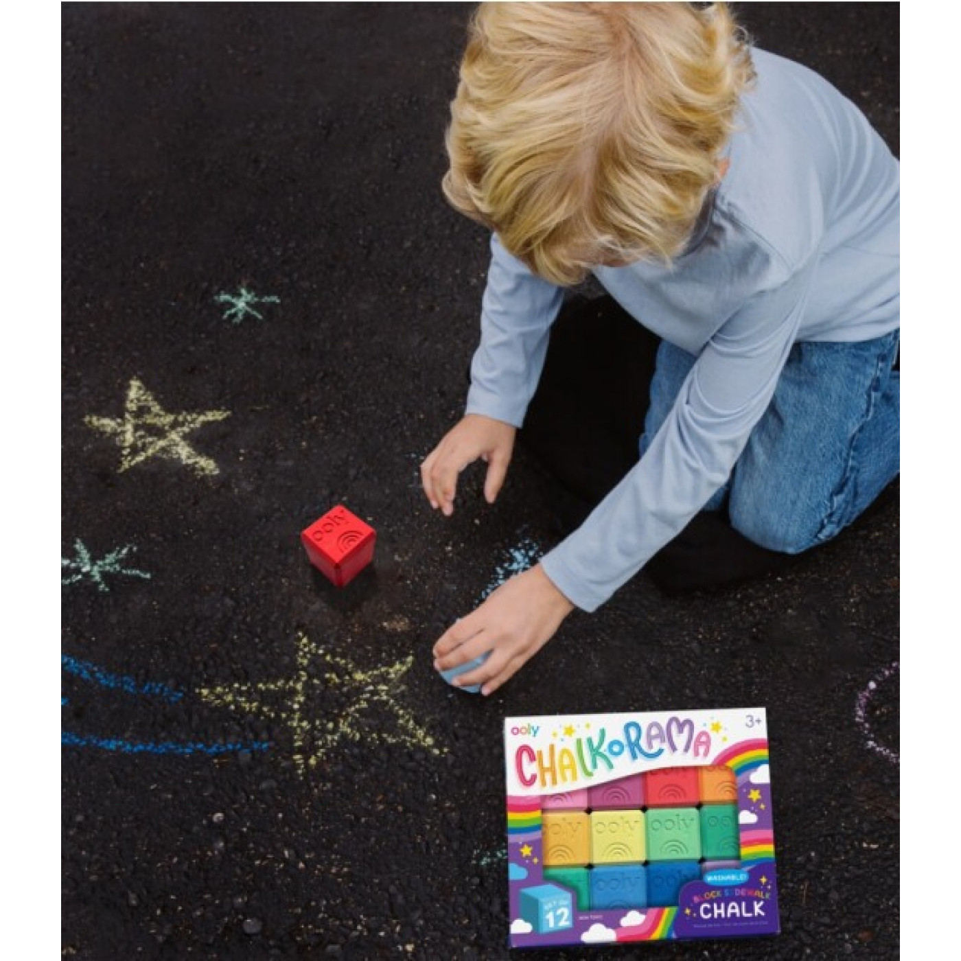 Ooly Chalk-O-Rama 12’li Dış Mekan Tebeşiri