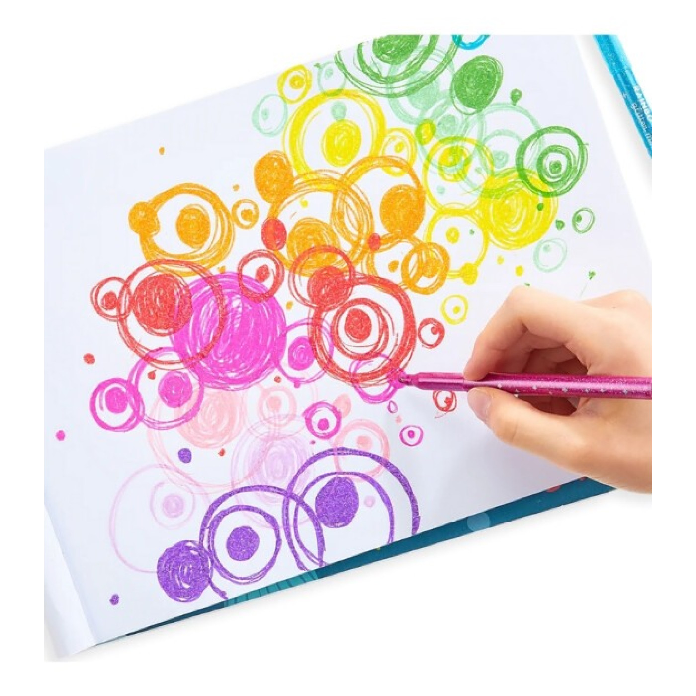 Ooly Rainbow Sparkle Simi 15’li Keçeli Kalem