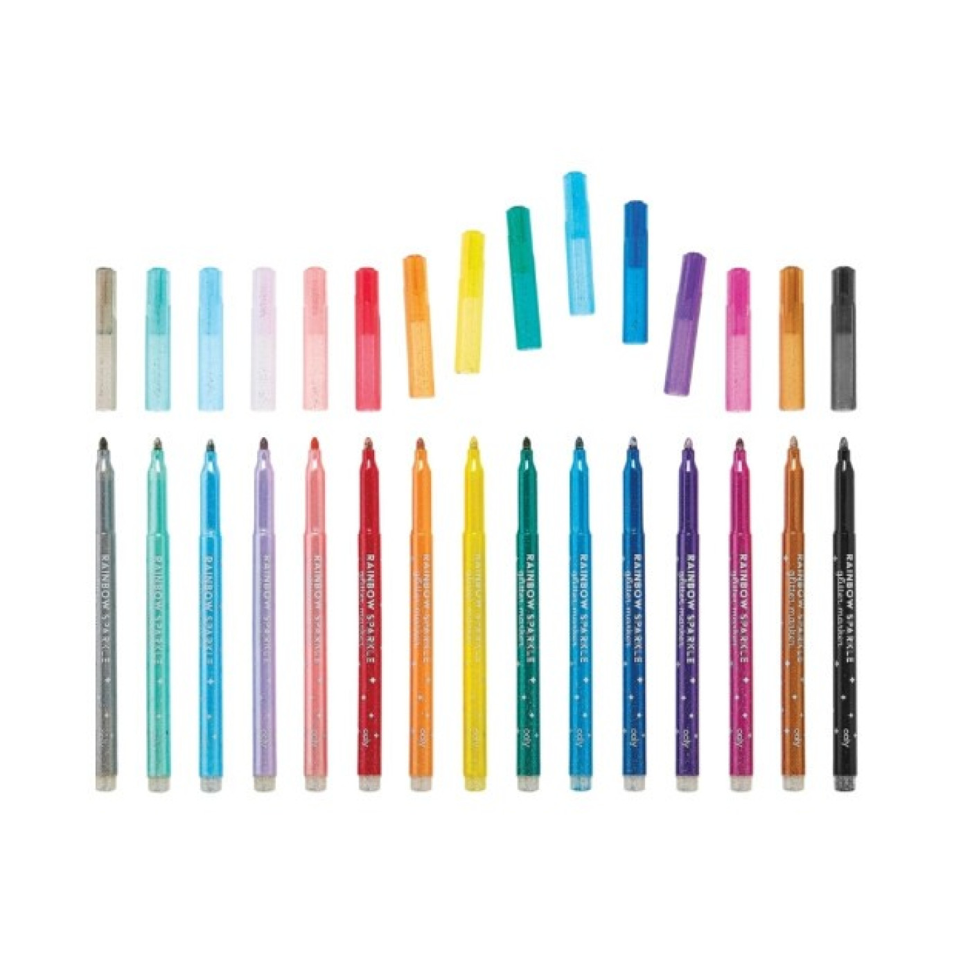 Ooly Rainbow Sparkle Simi 15’li Keçeli Kalem