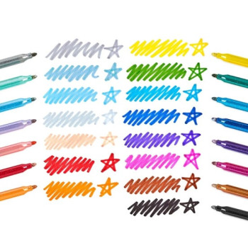 Ooly Rainbow Sparkle Simi 15’li Keçeli Kalem