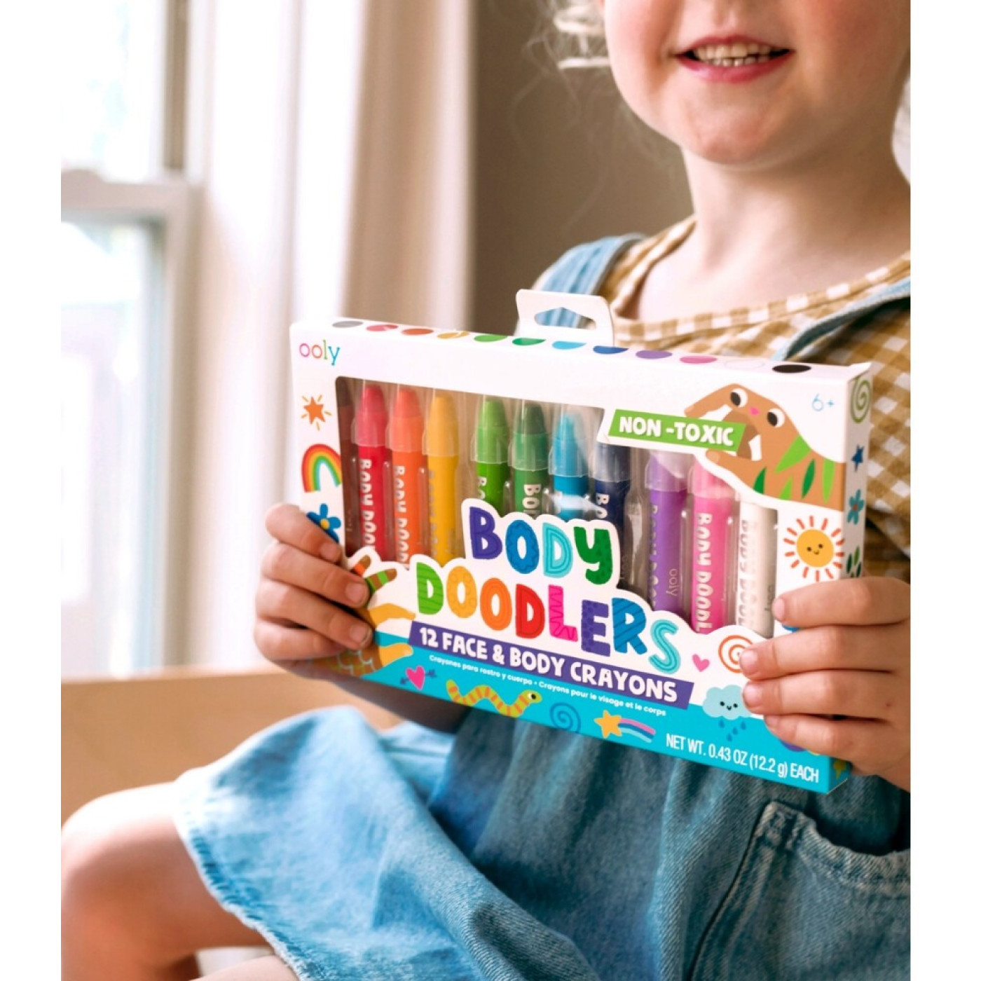 Ooly Body Doodlers 12’li Yüz ve Vücut Boyası