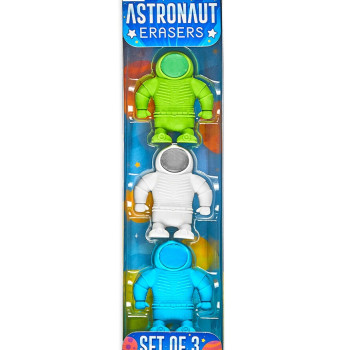 Ooly Astronot 3'lü Silgi Seti