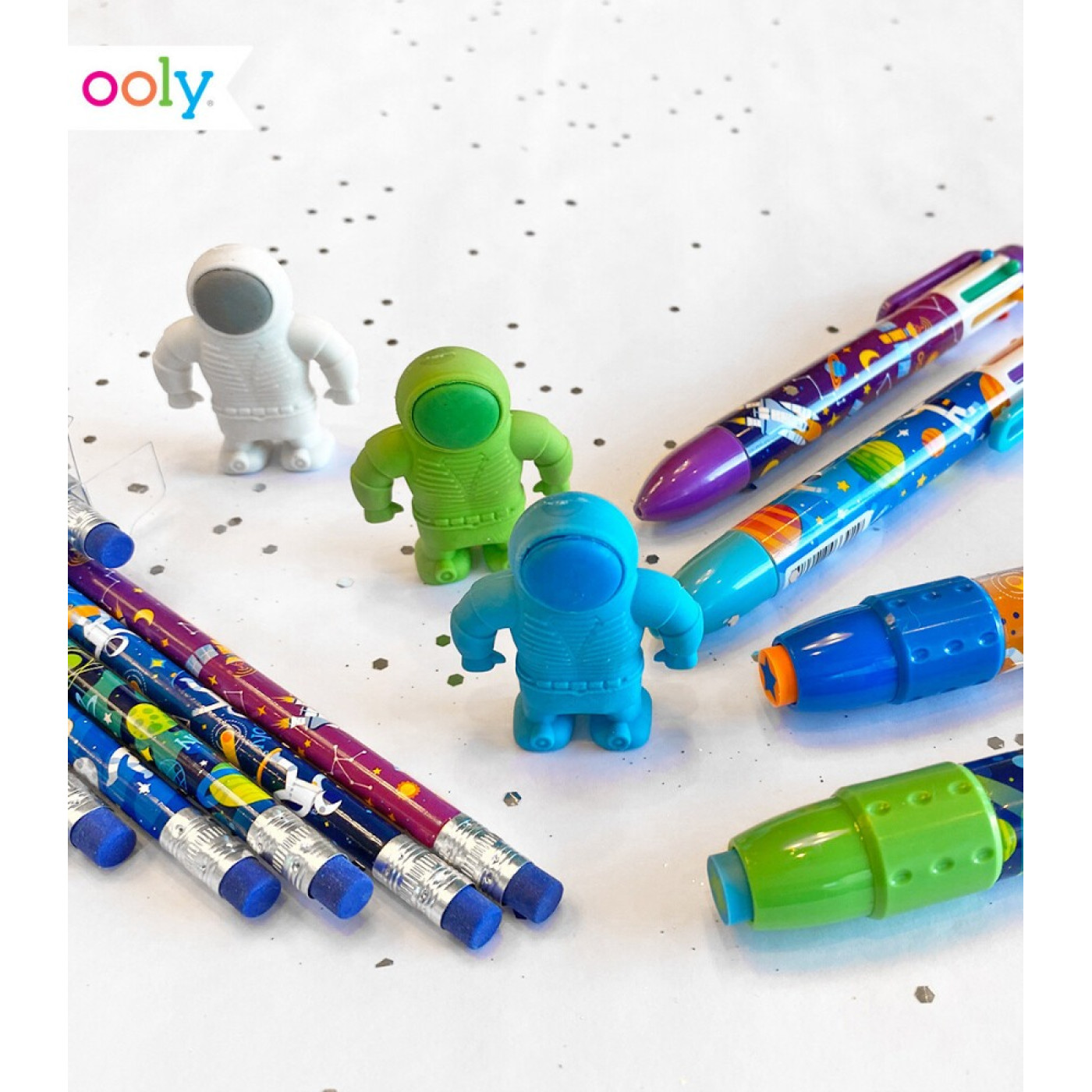 Ooly Astronot 3'lü Silgi Seti - 810078031727 - 810078031727