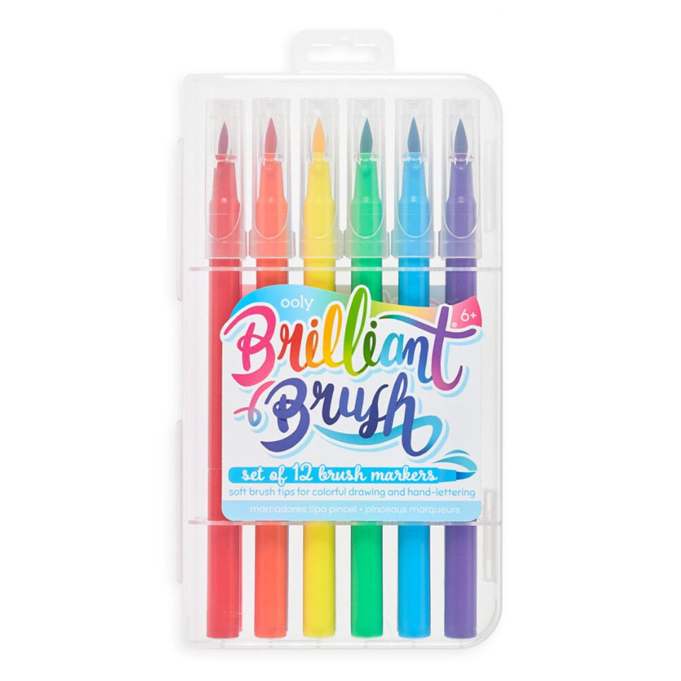 Ooly Brilliant Brush Fırça Uçlu 12li Keçeli Kalem - 810078033998 - 810078033998