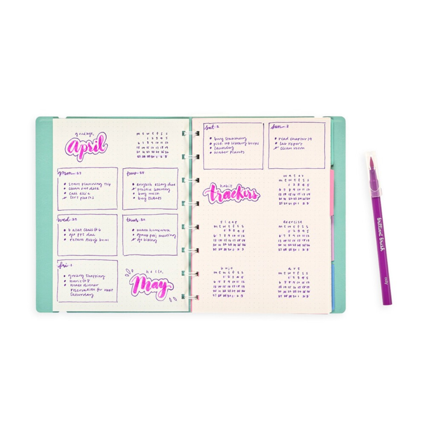 Ooly Brilliant Brush Fırça Uçlu 12li Keçeli Kalem - 810078033998 - 810078033998