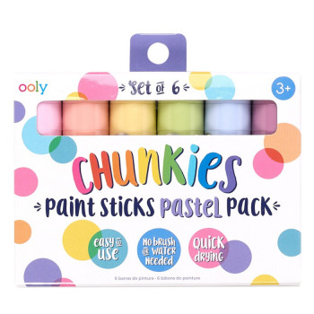 Ooly Chunkies Pastel Boya 6’lı Klasik Renkler