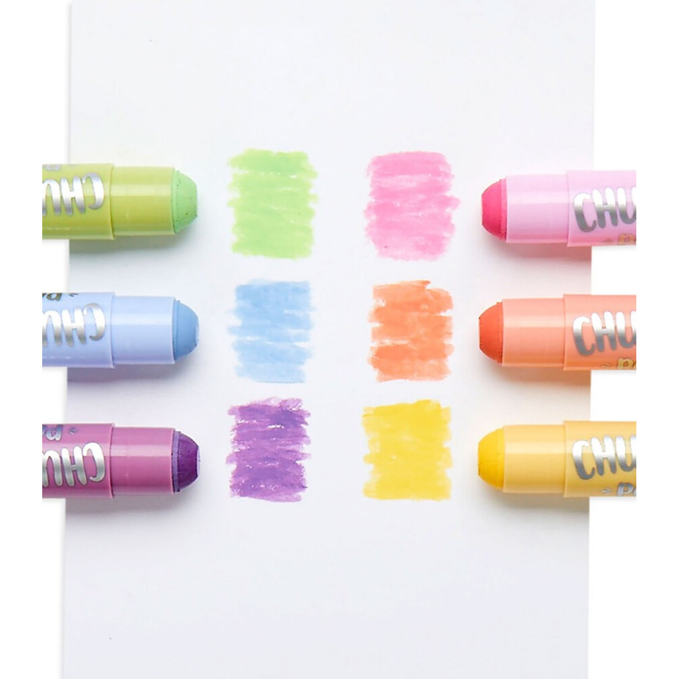 Ooly Chunkies Pastel Boya 6’lı Klasik Renkler - 810078033325 - 810078033325