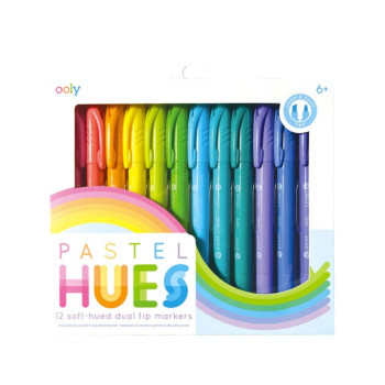 Ooly Pastel Hues Çift Uçlu 12’li Keçeli Kalem