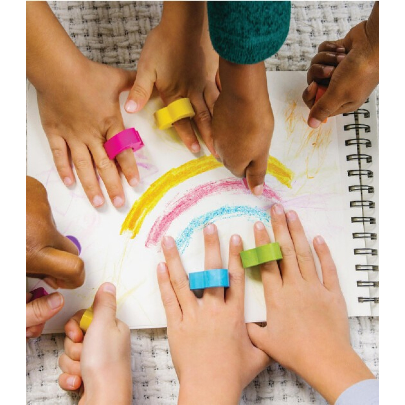 Ooly - Heart Ring 6’Lı Mum Boya - 133-105 - 810078038115