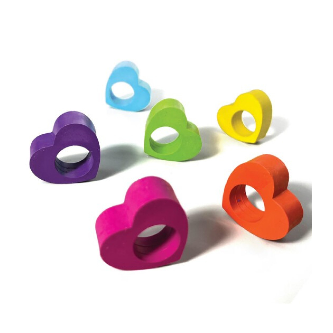 Ooly - Heart Ring 6’Lı Mum Boya - 133-105 - 810078038115