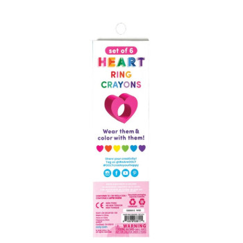 Ooly - Heart Ring 6’Lı Mum Boya Ooly - Heart Ring 6’Lı Mum Boya