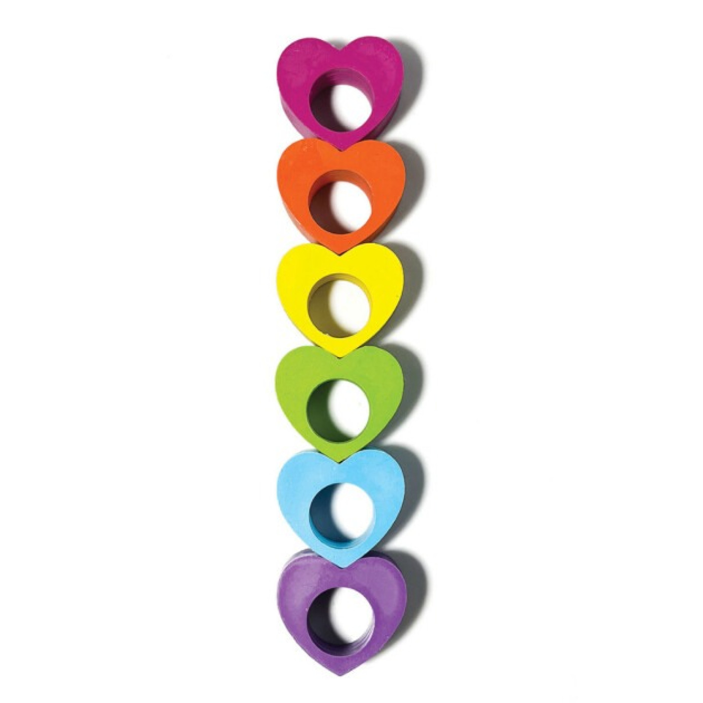 Ooly - Heart Ring 6’Lı Mum Boya - 133-105 - 810078038115