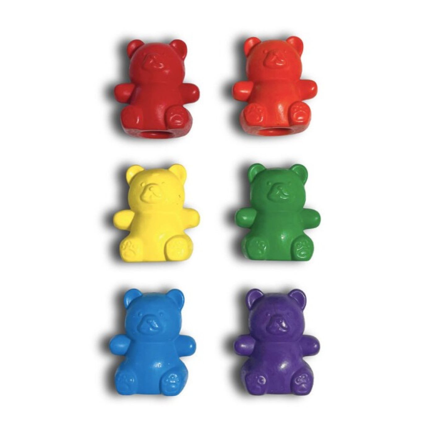 Ooly - Cuddly Cubs Bear 6’Lı Parmağa Takılabilir Mum Boya - 133-108 - 810104680424