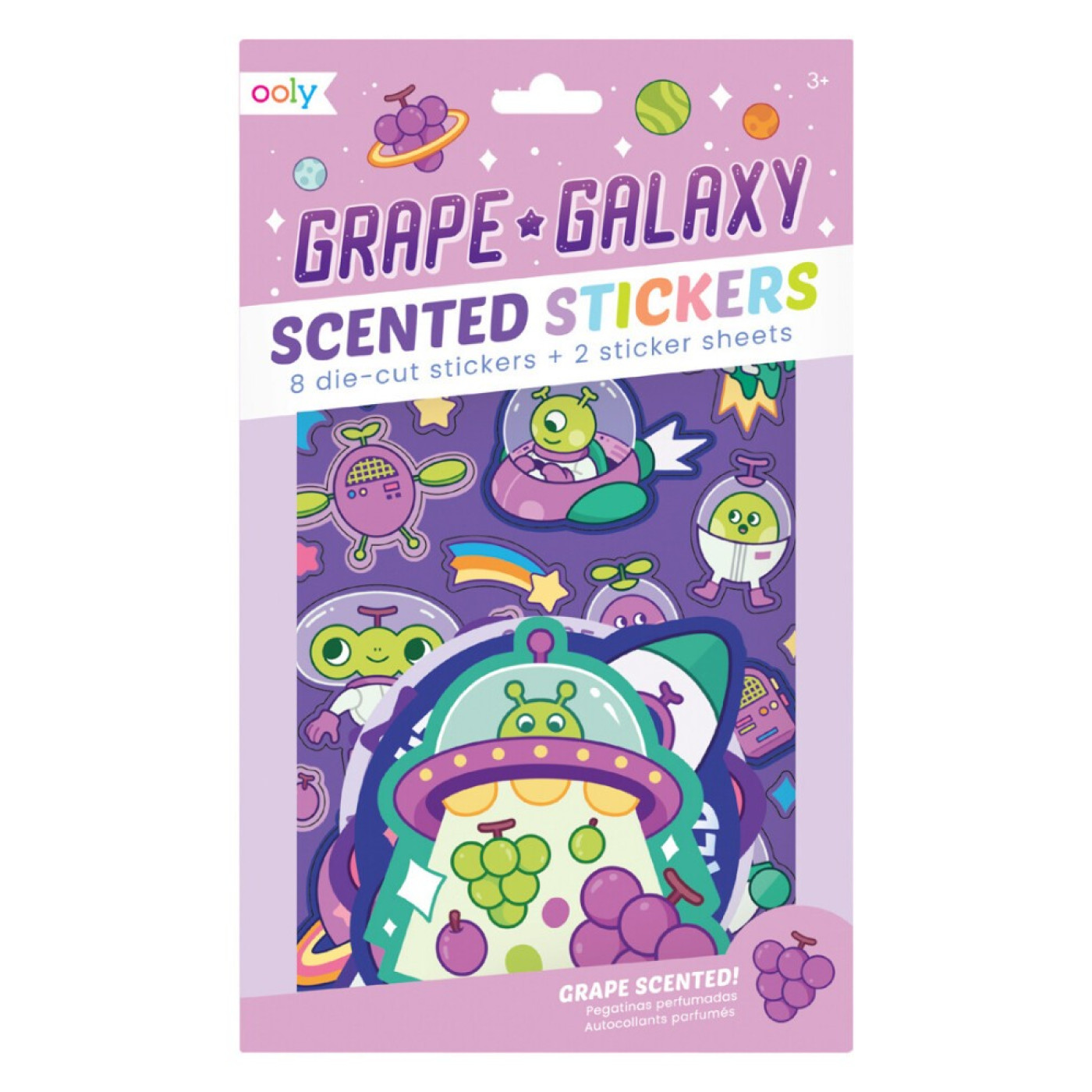 Ooly Kokulu Çıkartma Seti - Galaxy Grape - 810078037583 - 810078037583