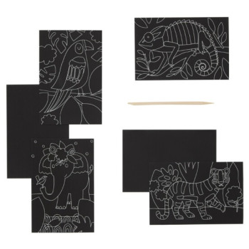 Ooly - Mini Scratch & Scribble - Jungle Fun