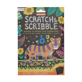 Ooly - Mini Scratch & Scribble - Jungle Fun Ooly - Mini Scratch & Scribble - Jungle Fun