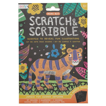 Ooly - Mini Scratch & Scribble - Jungle Fun