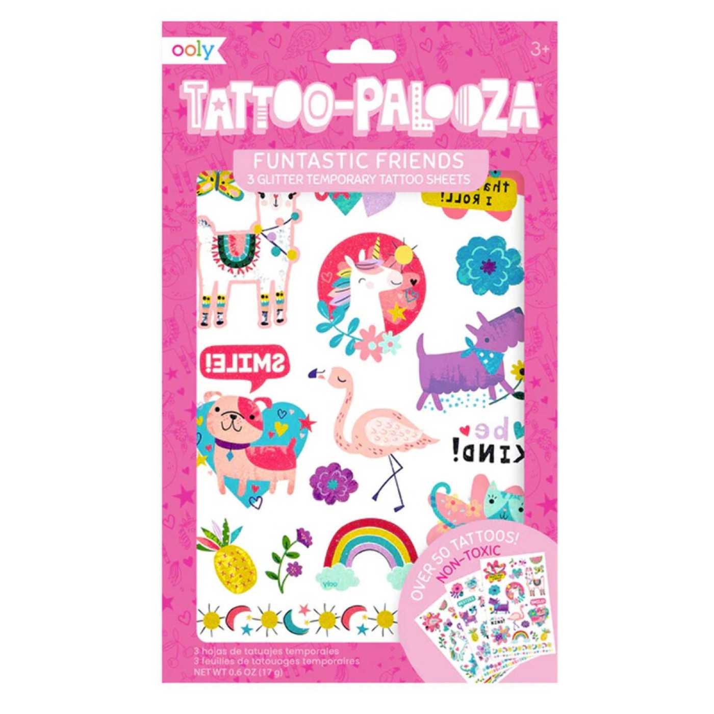 Ooly Tattoo Palooza Geçici Dövme Seti - Funtastic Friends - 810078033059 - 810078033059