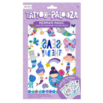 Ooly Tattoo Palooza Geçici Dövme Seti - Mermaid Magic Ooly Tattoo Palooza Geçici Dövme Seti - Mermaid Magic