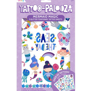 Ooly Tattoo Palooza Geçici Dövme Seti - Mermaid Magic