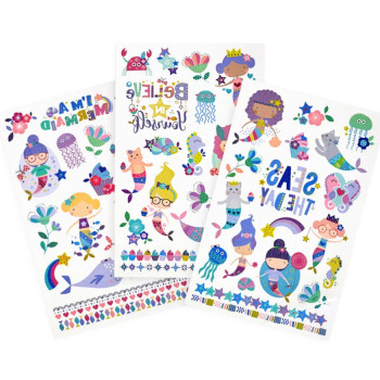 Ooly Tattoo Palooza Geçici Dövme Seti - Mermaid Magic