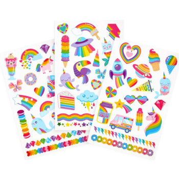 Ooly Tattoo Palooza Geçici Dövme Seti - Over The Rainbow