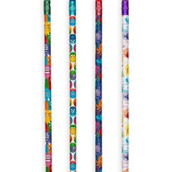 Ooly - 12li Silgili Kurşun Kalem - Monsters