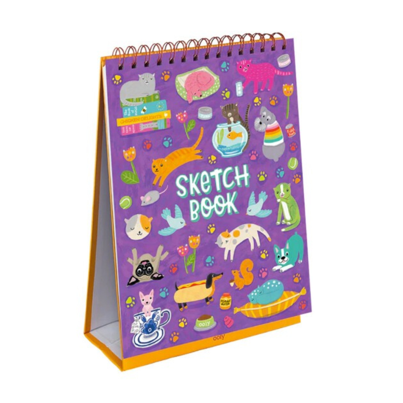 Ooly Sketch & Show Dik Duran Telli Resim Defteri - Pets At Play - 118-280 - 810078031581
