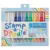 Ooly - Stamp A Doodle Çift Uçlu 12’Li Keçeli Kalem