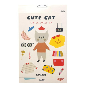 Ooly - Stickiville Çıkartma Kitabı - A Whole Lotta Stickers! Dress Up Cats Ooly - Stickiville Çıkartma Kitabı - A Whole Lotta Stickers! Dress Up Cats