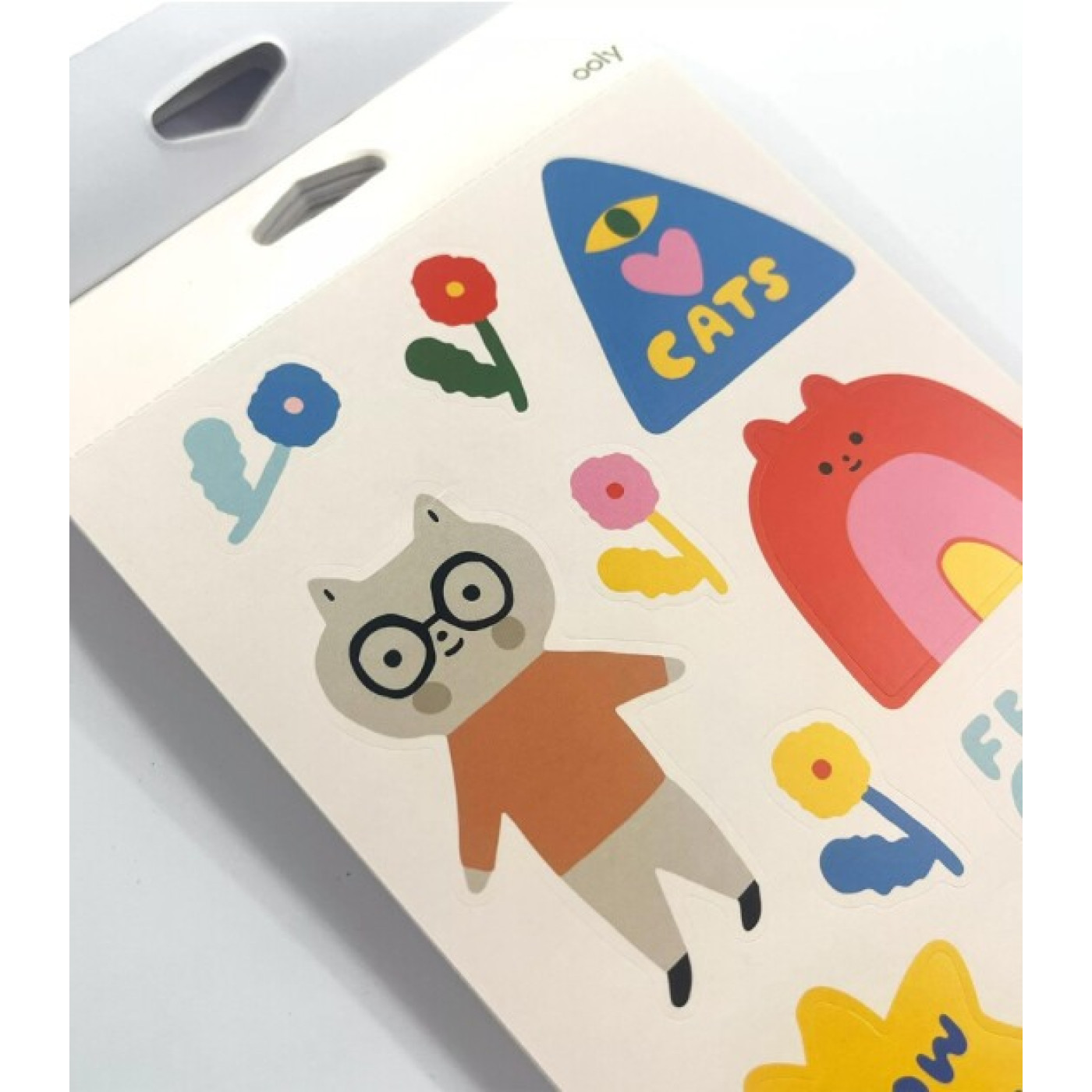 Ooly - Stickiville Çıkartma Kitabı - A Whole Lotta Stickers! Dress Up Cats - 120-215 - 810104681605