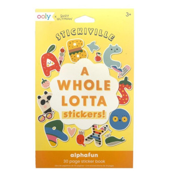 Ooly - Stickiville Çıkartma Kitabı - A Whole Lotta Stickers! Alpha Fun Ooly - Stickiville Çıkartma Kitabı - A Whole Lotta Stickers! Alpha Fun