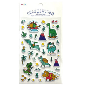 Ooly Stickiville Çıkartmalar - Dino-Mite