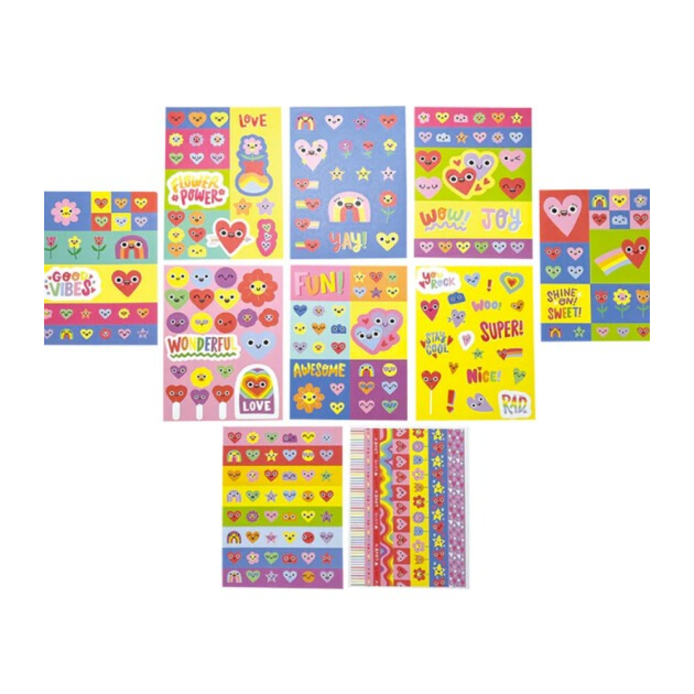 Ooly Stickiville Çıkartma Kitabı - Happy Hearts - 810104680073 - 810104680073