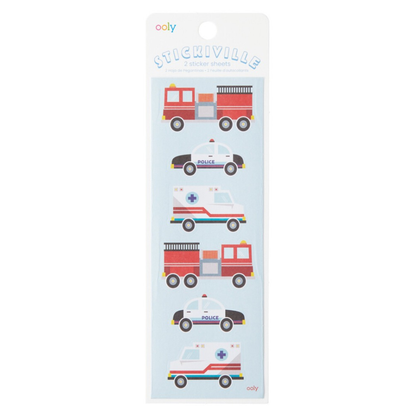Ooly Stickiville Çıkartmalar - Helping Vehicles - 810078039242 - 810078039242