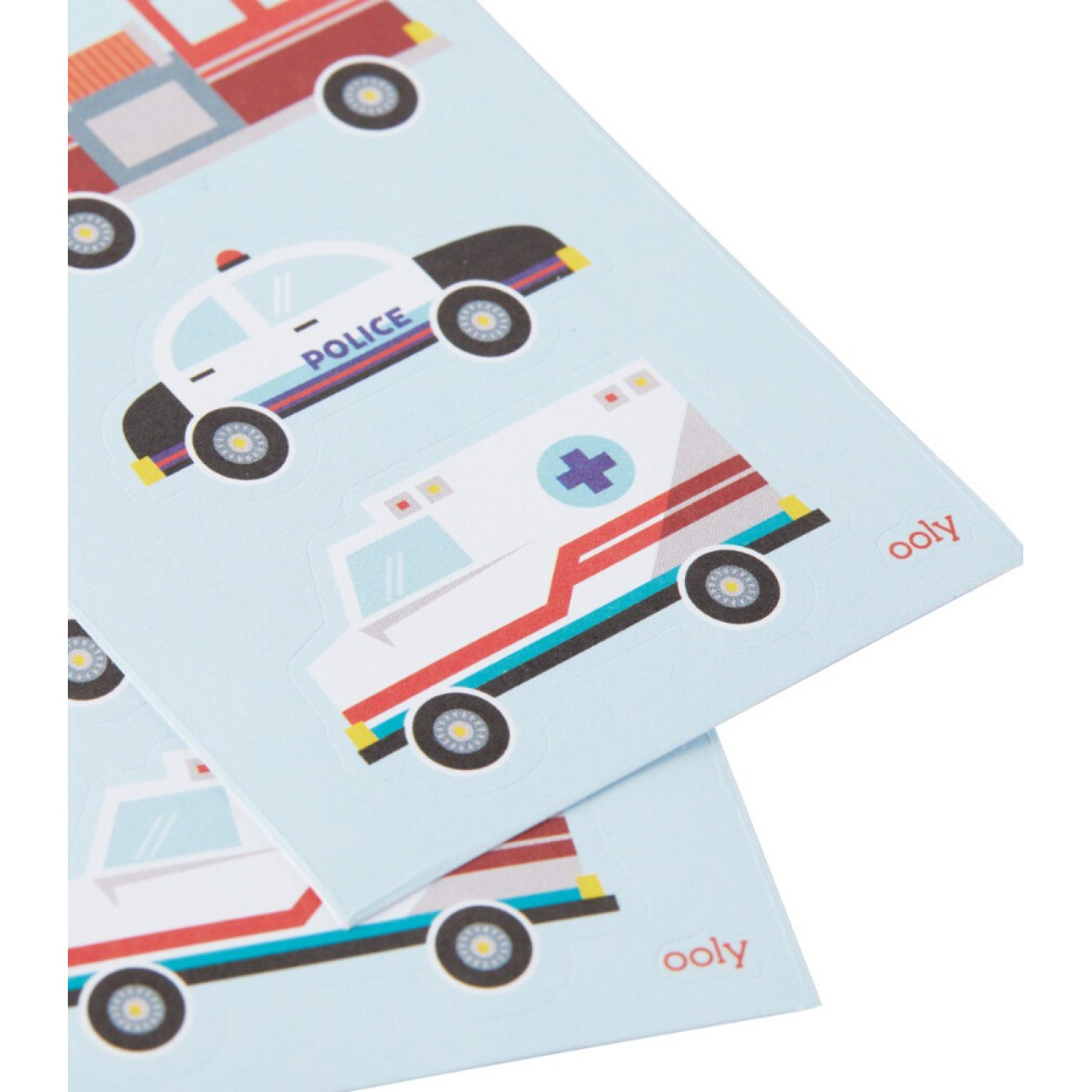 Ooly Stickiville Çıkartmalar - Helping Vehicles - 810078039242 - 810078039242