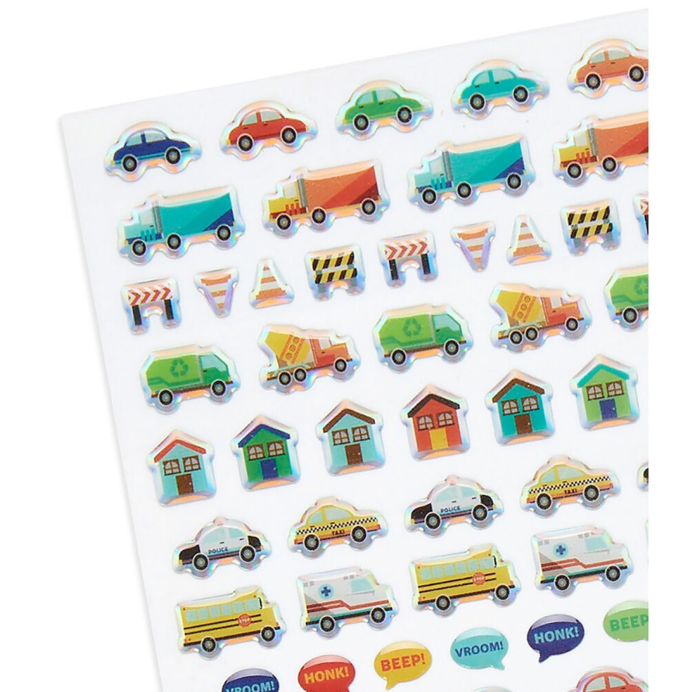 Ooly Stickiville Çıkartmalar - Workin Wheels - 810078037927 - 810078037927